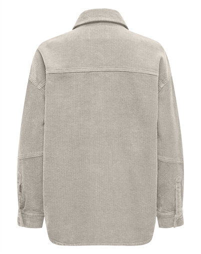 Only - ONLTiggy L/S Cord Shacket Skjorte - Silver Lining